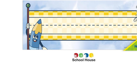 S’Cool Era Student Desk Name Plates | 36 Classroom Tags