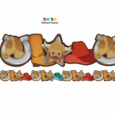 WILD WILD CLASSROOM WESTERN ICONS DECO DECO TRIM