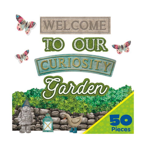 CURIOSITY GARDEN WELCOME BULLETIN BOARD SET