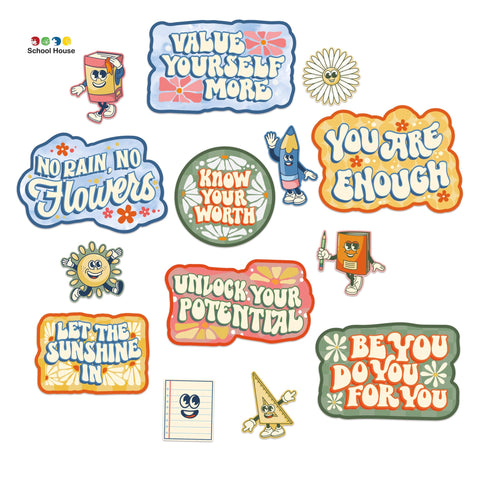 S’Cool Era Gallery Wall Bulletin Board Set for Classrooms