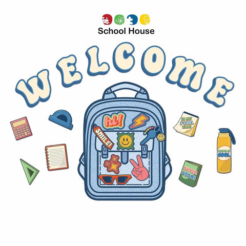 S'Cool Era Welcome Bulletin Board Set | Classroom Decor