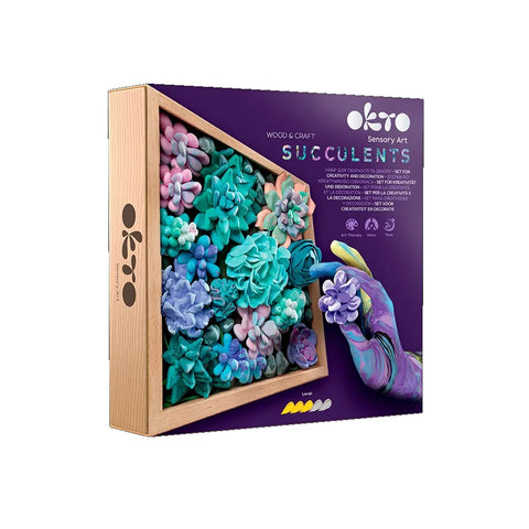 OKTO Sensory Art Tenderness | DIY Succulent Clay Kit
