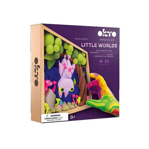 OKTO Sensory Art Bat | DIY Air Clay Craft Kit for Kids
