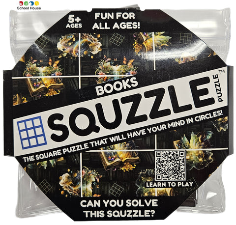 Squzzle Puzzle – 9-Piece Square Brain Teaser Puzzle Game (Ages 5+)