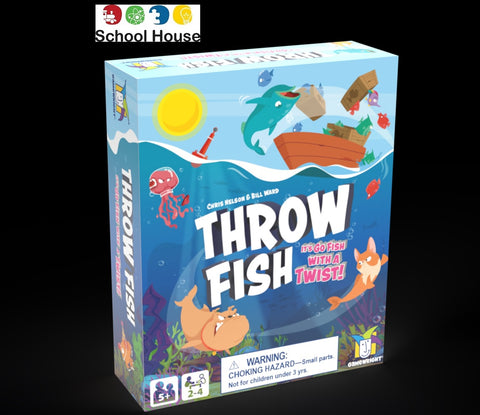 Throw Fish Card Game for Kids & Families – Fun Go Fish Style Game with a Twist for Ages 5+