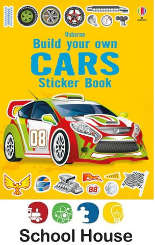 Build Your Own Cars Sticker Book for Kids Ages 4–6