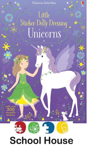 Little Sticker Dolly Dressing Unicorns Book for Kids Ages 4–6
