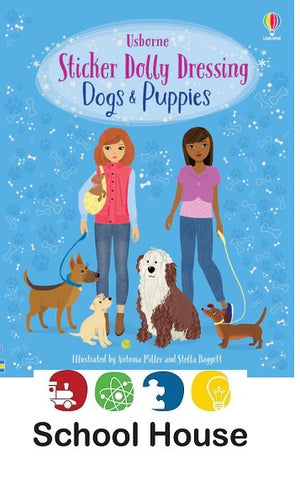 Dogs & Puppies Sticker Dolly Dressing Book for Kids Ages 5–8