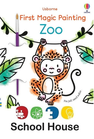 Zoo First Magic Painting Book for Kids Ages 3–6