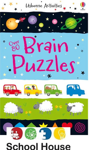 Over 80 Brain Puzzles Book – Puzzle & Logic Activity Book for Kids Ages 6–9