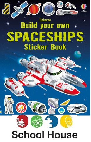 Build Your Own Spaceships Sticker Book for Kids Ages 5–8