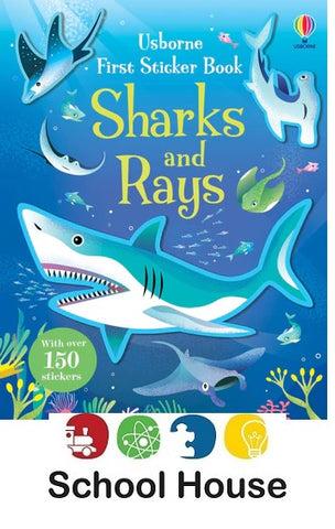 Sharks & Rays First Sticker Book for Kids Ages 3–5