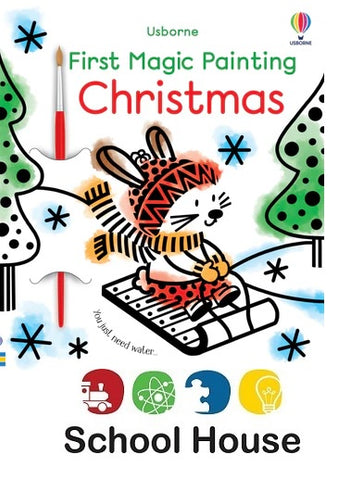 First Magic Painting Christmas Book for Kids Ages 2–4