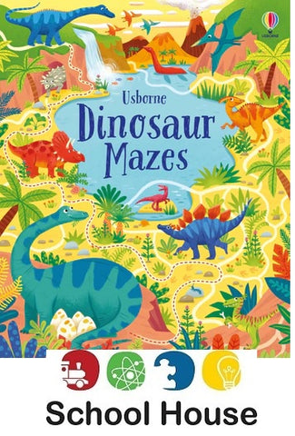 Dinosaur Mazes Book for Kids Ages 5-8