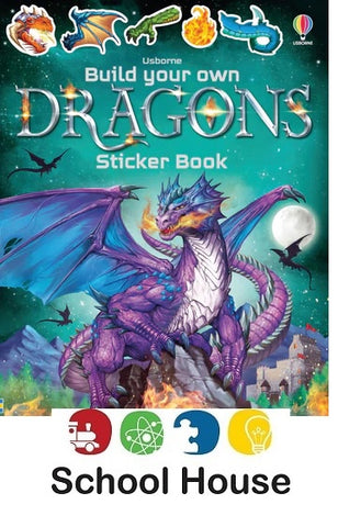 Build Your Own Dragons Sticker Book for Kids Ages 5–8