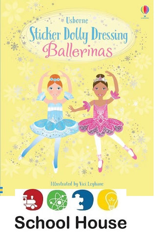 BALLERINAS STICKER DOLLY DRESSING BOOK