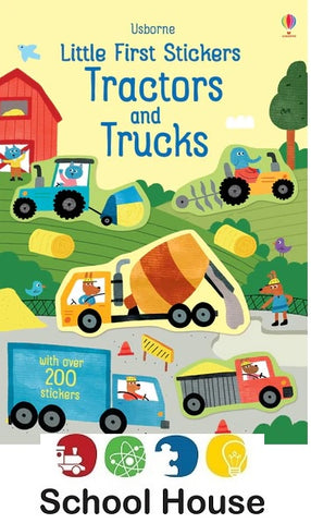 Tractors & Trucks Little First Sticker Book1
