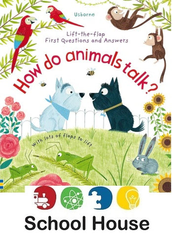 How Do Animals Talk Board Book for Kids Ages 4–6