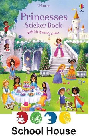 Princesses Sticker Book for Kids Ages 5-8