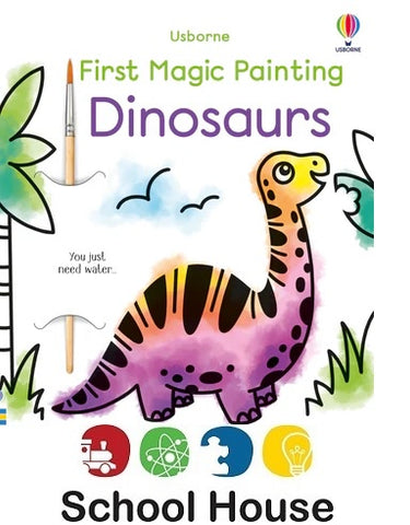 First Magic Painting Dinosaurs Book