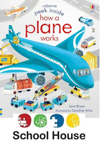 Peek Inside How A Plane Works Board Book