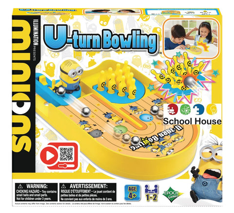 Minions U-Turn Bowling Game for Kids Ages 4+