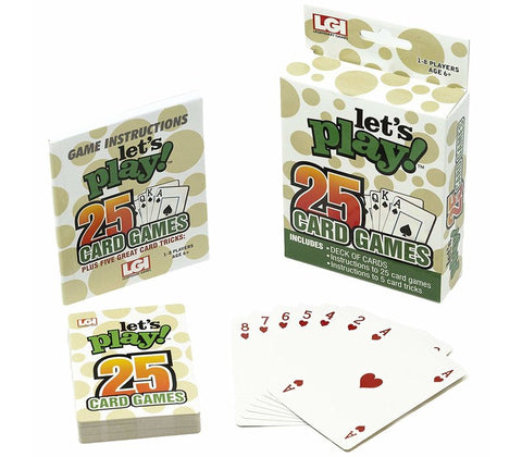 LET'S PLAY 25 CARD GAMES