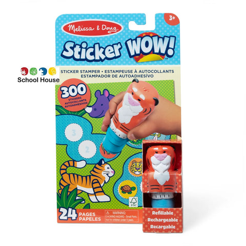 STICKER WOW TIGER BOOK & STICKERS