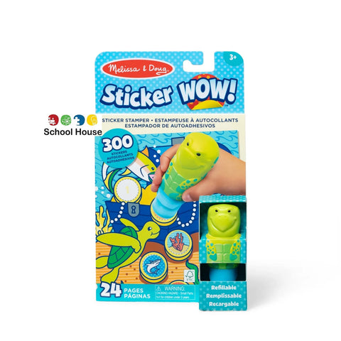 STICKER WOW TURTLE ACTIVITY PAD