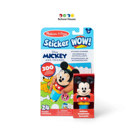 Sticker WOW! Mickey Mouse Activity Pad & Sticker Stamper | Disney Travel Sticker Activity Book