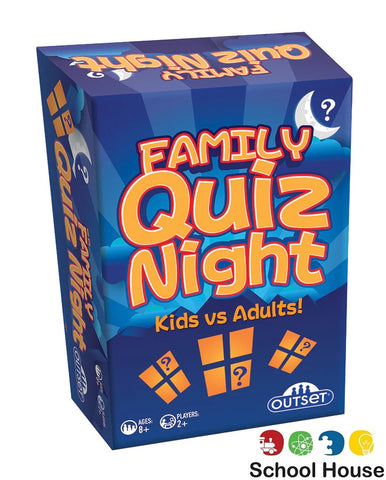 Family Quiz Night Game | Family Trivia Board Game for Kids & Adults Ages 8+