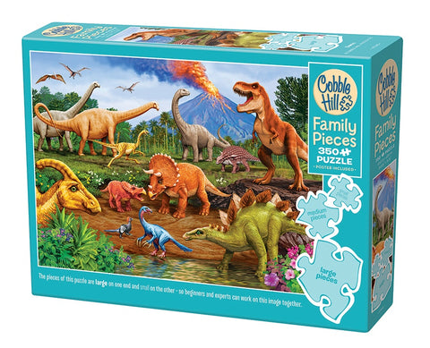 Dinos 350-Piece Family Puzzle