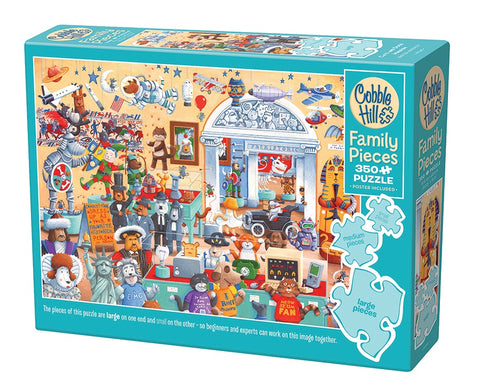 CATS & DOGS MUSEUM 350 PIECE FAMILY PUZZLE