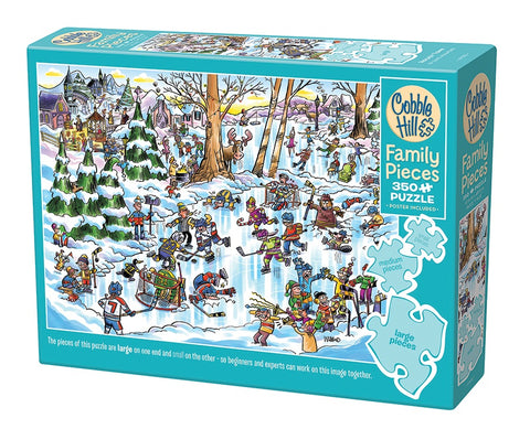 Hockey Town 350 Piece Family Puzzle