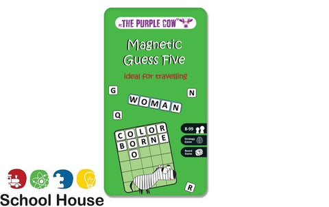 GUESS FIVE MAGNETIC TRAVEL GAME