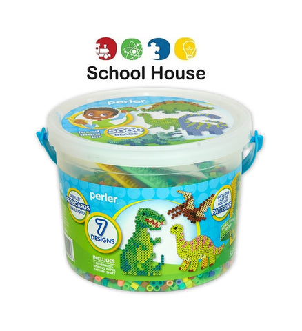 PERLER SMALL BUCKET DINOSAURS