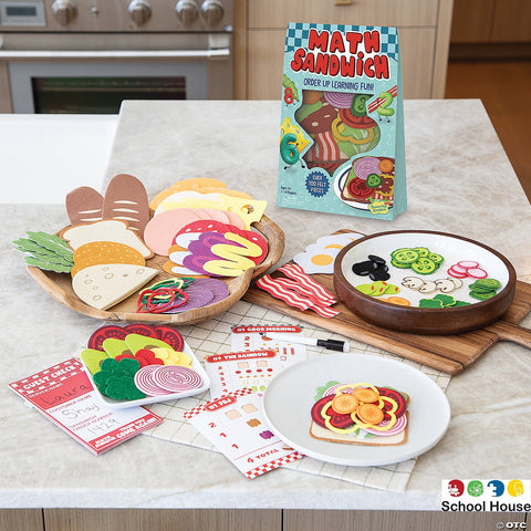 Math Sandwich Game | Preschool Counting Learning Toy