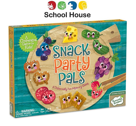 Snack Party Pals Game | Kids Memory Matching Board Game