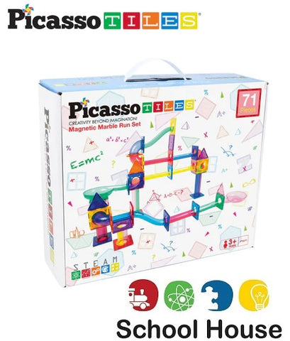 MAGNETIC MARBLE RUN 71 PIECE SET