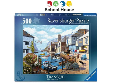 Ravensburger Tranquil Harbor 500-Piece Jigsaw Puzzle