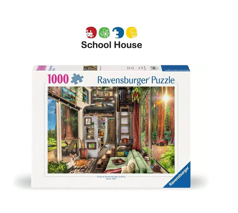 Redwood Forest Tiny House 1000 Piece Jigsaw Puzzle