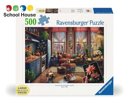 Cozy Boho Studio 500 Piece Large Format Jigsaw Puzzle