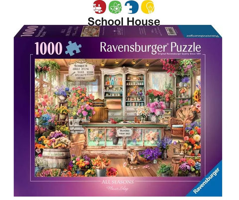 Ravensburger All Seasons Flower Shop 1000-Piece Jigsaw Puzzle