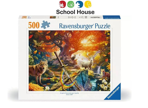 Excalibur Forest 500 Piece Puzzle – Legendary Fantasy Jigsaw Adventure