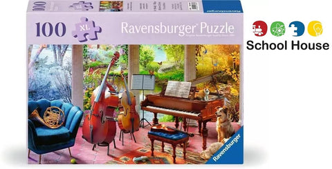 Four Seasons In Music 100 Piece XL Puzzle for Seniors