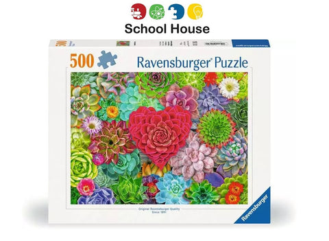Ravensburger Succulent Love 500 Piece Jigsaw Puzzle