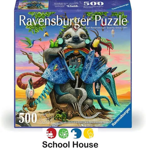 Dulk Afterglow 500 Piece Puzzle | Wildlife Art Jigsaw Puzzle for Teens & Adults