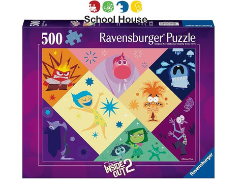 Disney Inside Out 2 500 Piece Puzzle – Vibrant Character Jigsaw Experience
