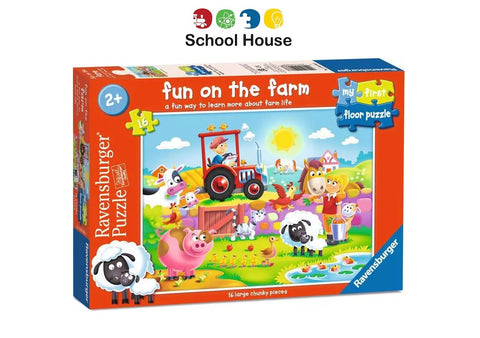 Ravensburger My First Puzzle: Fun On The Farm 16-Piece Floor Puzzle