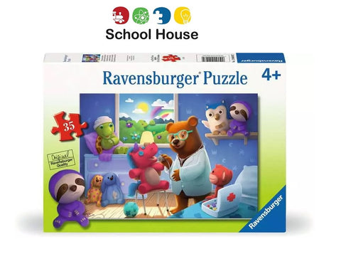 Stuffed Animal Hospital 35 Piece Puzzle – Caring & Fun Kids Jigsaw Activity